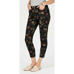 Charter Club Bristol Skinny Ankle Floral Print Casual Pants‎ Size 6